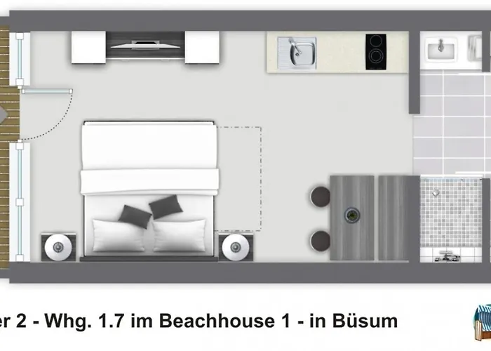 Perlekieker 2 Semesterbostad